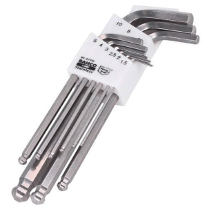 BAHCO BE-9770i JGO LLAVES ALLEN INOX MM 9 PZAS
