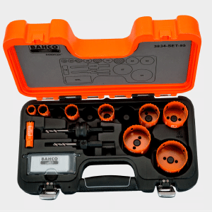 BAHCO 3834-SET-95 JGO SIERRAS COPA 12 PZAS 16-64MM